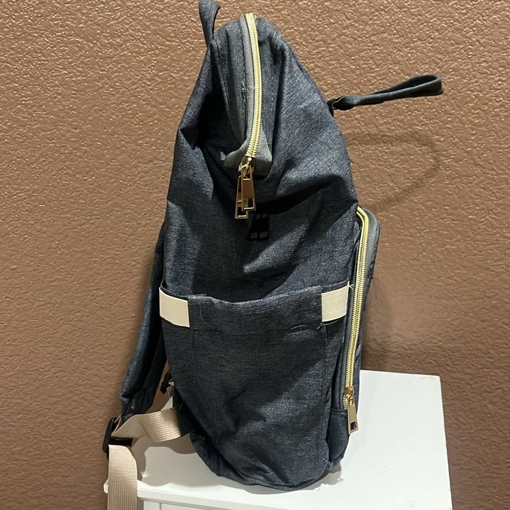 NEW Grey Mommy Diaper Backpack